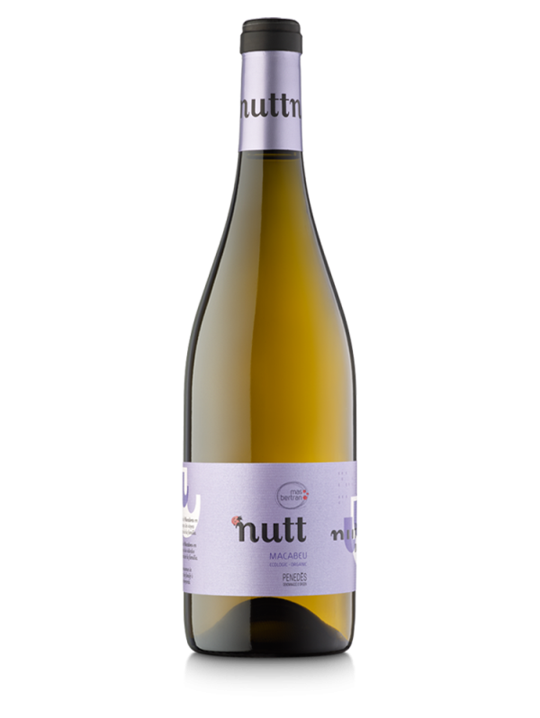 Vi blanc del Penedès ecològic sense sulfits Nutt Macabeu