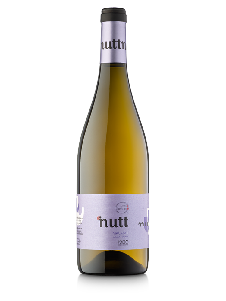 Vi blanc del Penedès ecològic sense sulfits Nutt Macabeu